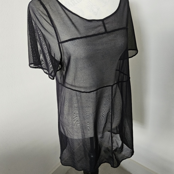 🔥La Blanca beachwear sheer black cover up size small 🔥 - Picture 7 of 8